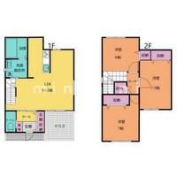 熊本県熊本市東区広木町(一戸建)の賃貸物件の間取り