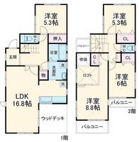 物件の間取り画像