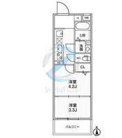 東京都江戸川区中葛西3(マンション)の賃貸物件の間取り