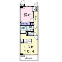 岐阜県岐阜市野一色5(マンション)の賃貸物件の間取り