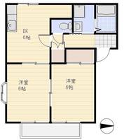 埼玉県上尾市本町6(アパート)の賃貸物件の間取り