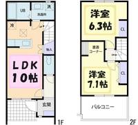 物件の間取り画像