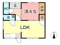 岡山県倉敷市酒津(一戸建)の賃貸物件の間取り