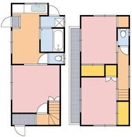 神奈川県横浜市磯子区滝頭1(一戸建)の賃貸物件の間取り