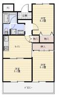 大阪府東大阪市吉田4(マンション)の賃貸物件の間取り