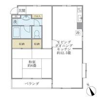 東京都杉並区浜田山2(マンション)の賃貸物件の間取り