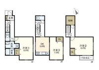 神奈川県横浜市戸塚区吉田町(アパート)の賃貸物件の間取り