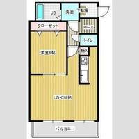 ウッドベルスクエアB棟の間取り