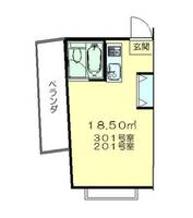 ワンズユース今寺の間取り