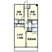 神奈川県川崎市高津区諏訪2(マンション)の賃貸物件の間取り