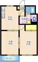 神奈川県横浜市鶴見区岸谷3(マンション)の賃貸物件の間取り