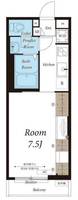 東京都八王子市大和田町3(マンション)の賃貸物件の間取り