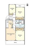 テレパレス柏てるて 北街区 4号棟の間取り