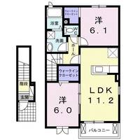 リバーサイド東唐津Aの間取り