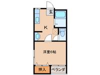 コーポ甲子園の間取り