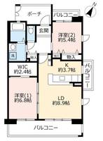 物件の間取り画像