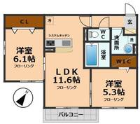 東京都杉並区和泉4(アパート)の賃貸物件の間取り