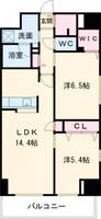 兵庫県明石市樽屋町(マンション)の賃貸物件の間取り