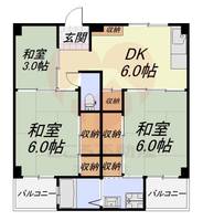 大阪府和泉市葛の葉町2(マンション)の賃貸物件の間取り