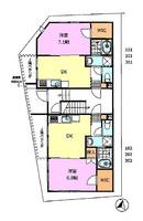 三高・ヴィラ徳丸の間取り