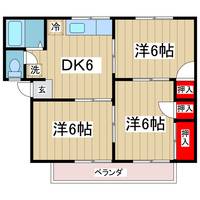 オオタカハイツ Bの間取り