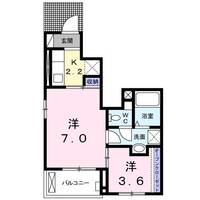 埼玉県久喜市栗橋東3(アパート)の賃貸物件の間取り