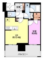 新潟県新潟市中央区万代2(マンション)の賃貸物件の間取り