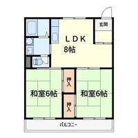 キャッスルハイムA棟の間取り