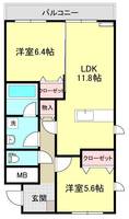 グランデールIZGの間取り