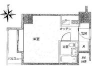 大橋スカイハイツの間取り