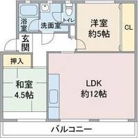 愛知県名古屋市名東区社が丘2(マンション)の賃貸物件の間取り