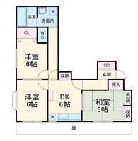 神奈川県横浜市鶴見区北寺尾7(一戸建)の賃貸物件の間取り