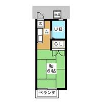 東京都世田谷区用賀3(アパート)の賃貸物件の間取り