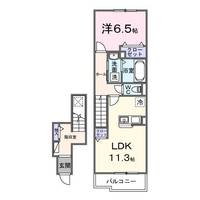 茨城県土浦市神立町(アパート)の賃貸物件の間取り
