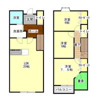 熊本県熊本市北区黒髪7(一戸建)の賃貸物件の間取り