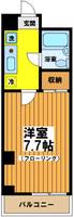 東京都渋谷区本町5(マンション)の賃貸物件の間取り