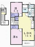 メゾンさくらIの間取り