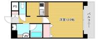 大阪府東大阪市岩田町1(マンション)の賃貸物件の間取り