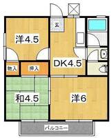 コーポ小八幡の間取り