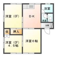 スカイハイツの間取り