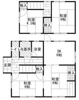 岡山県岡山市北区原(一戸建)の賃貸物件の間取り