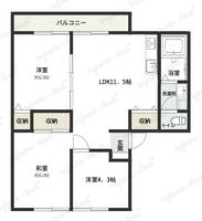 物件の間取り画像