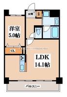 ラヴェルデ長田の間取り