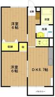三重県伊勢市通町(アパート)の賃貸物件の間取り