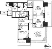 ザ・パークハウス晴海タワーズ クロノレジデンスの間取り