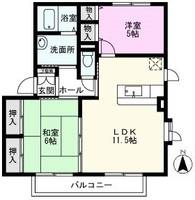 キャッスルAの間取り