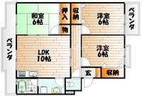 森田ハイツの間取り