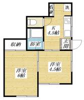 稲森荘の間取り