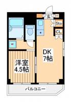 リズ大島上町の間取り