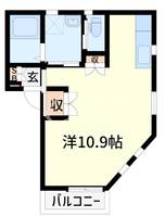 神奈川県横浜市戸塚区戸塚町(アパート)の賃貸物件の間取り